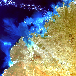 True color rendering of northwest Australia